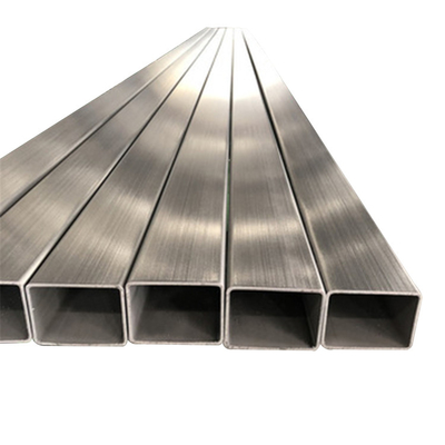 Tubulação quadrada de aço inoxidável ASTM 1.2mm retangular da seção