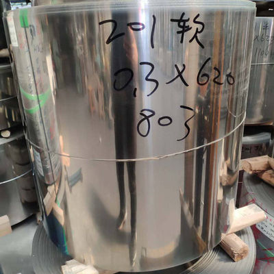 O revestimento do espelho de ASTM A240 laminou a bobina de aço inoxidável 201 SS