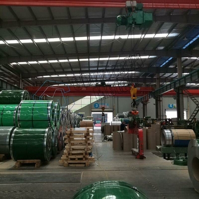 Bobina de aço inoxidável da tira da mola da borda da régua 400 séries laminadas